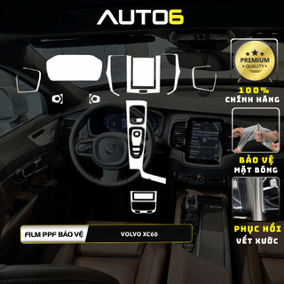  VOLVO XC60 2017-2025: Film PPF dán xe Trong suốt chống xước và che mờ vết xước nội thất ô tô - AUTO6 