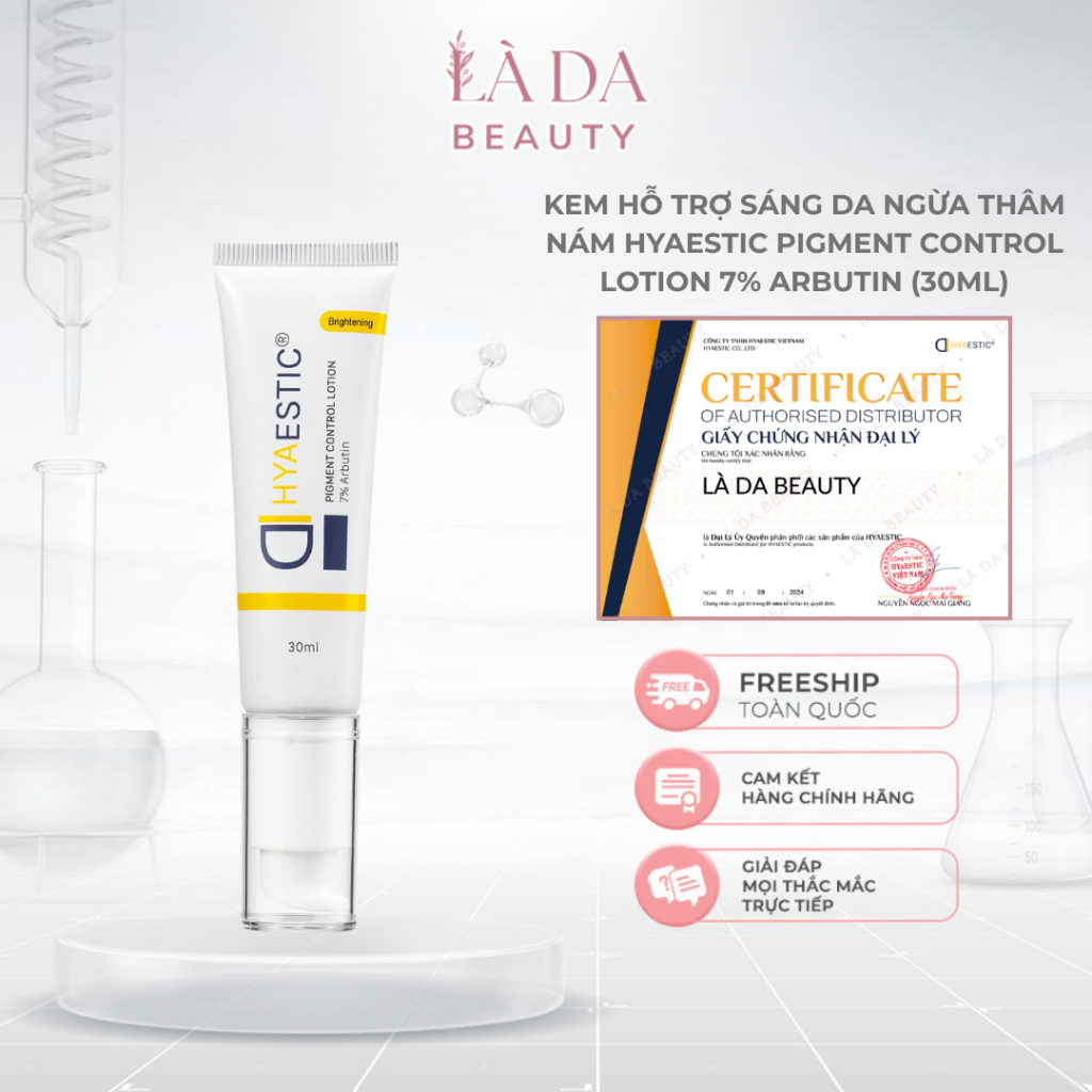 [CÔNG TY] Kem Hyaestic Pigment Control Lotion 7% Arbutin (30ml)