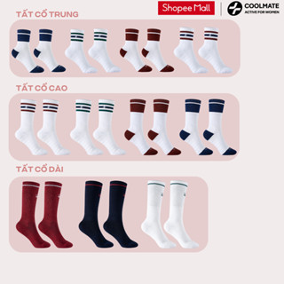 Tất vớ Pickleball Nữ Premium chất liệu cotton đủ dáng cổ trung cổ dài cổ cao mềm mại - Coolmate Active For Women