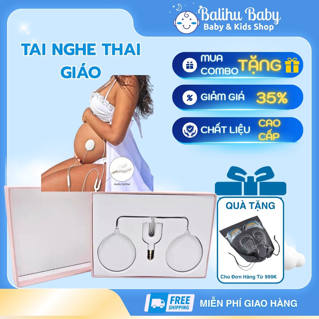 Tai nghe bà bầu cho bé,Tai nghe thai giáo mẹ bầu chính hãng, hỗ trợ thai giáo, giúp thai nhi thông minh từ bụng mẹ