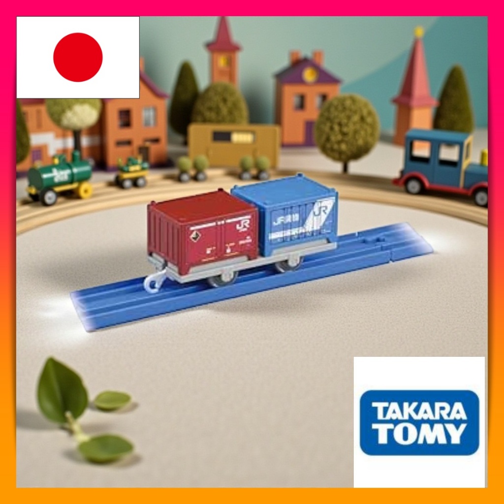 TAKARA TOMY Plarail KF-05 JR Freight 20G/30A Container Train Toy for Ages 3 and Up