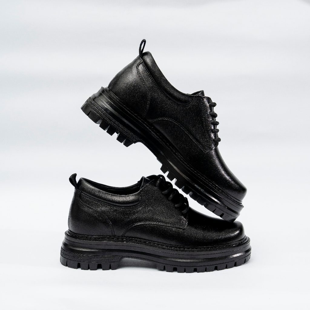 Giày tây nam G2 Super High Derby, giày da nam cao cấp, đế dày chống trơn , tăng chiều cao, tôn dáng