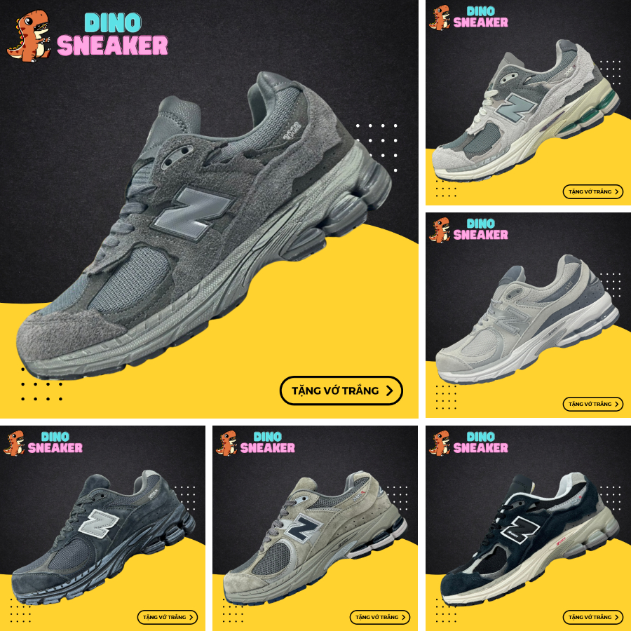 Giày Sneaker Thể Thao NB 2002 Tổng Hợp Màu - DinoSneaker99