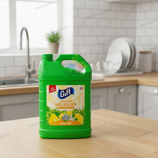 Nước Rửa Chén Bát Gift Can 3,8kg Ba Mùi Hương Lựa Chọn