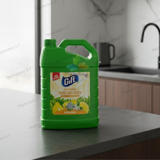 Nước Rửa Chén Bát Gift Can 3,8kg Ba Mùi Hương Lựa Chọn