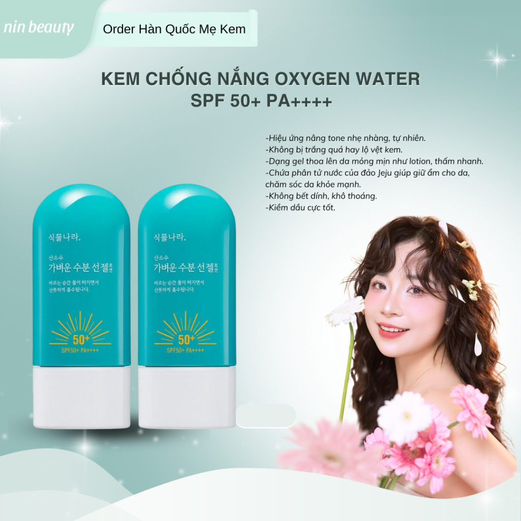 Kem chống nắng Oxygen Water