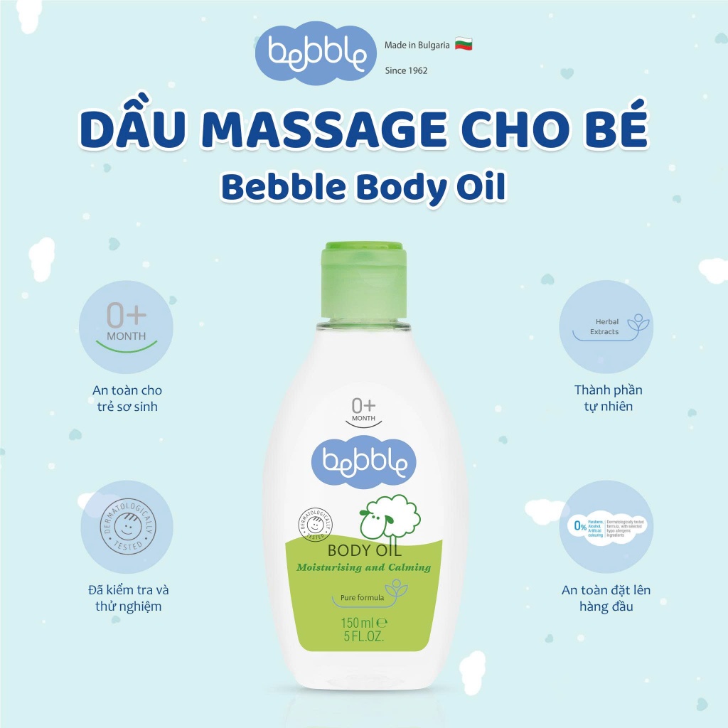 Dầu Massage Bebble Body Oil - 150ml