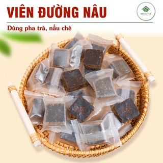 Viên đường nâu nguyên chất 100g, đường nâu cô đặc, đường đỏ Vân Nam - MIHA TEA