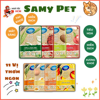 [Combo 48 Gói Mix Vị] Pate SNAPPY TOM Trái Cây, Rau Củ 70G | Pate Snappy Tom Trái Cây