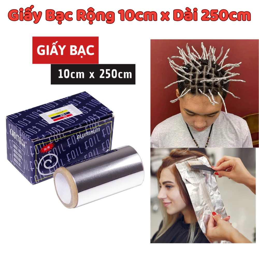 Giấy bạc uốn tóc - giấy bạc nhuộm tóc highlight