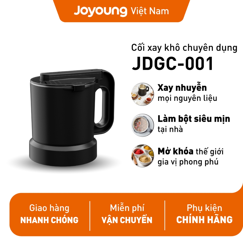 Cối xay khô JDGC-001 dùng kèm máy sữa hạt Joyoung JHSB-161/ JHSB-602/ JHSB-602 PRO - Phụ kiện chính 