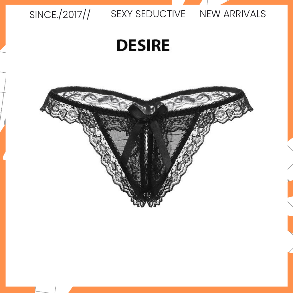 Quần lót ren lọt khe hở đáy sexy gợi cảm DESIRE STORE QL-1136
