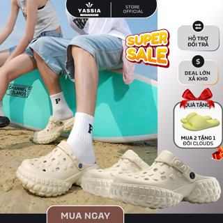  Dép Đúc Thời Trang YASSIA TITAN Chất Liệu EVA Đế Cao 5cm Chống Trơn Trượt Dép Đi Chơi Cá Tính 