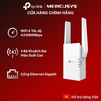 Thiết bị mở rộng sóng Wi-Fi RE705X AX3000 | Kết Nối Ổn Định, Cải Thiện Wi-Fi