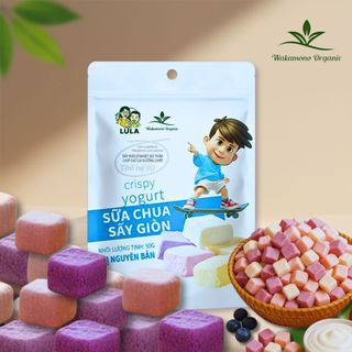  Sữa chua sấy giòn LULA công nghệ sấy lạnh thăng hoa giòn rụm thơm ngon 