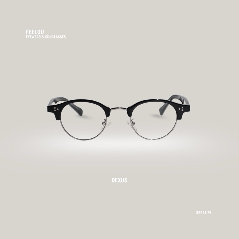 DEXUS black - Mắt Kính Nam Nữ [ FEELOU ]