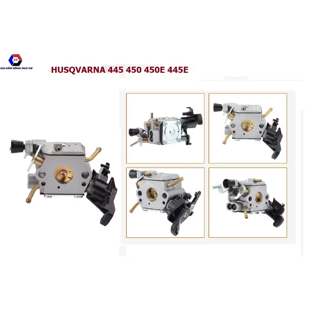Bình xăng con ( chế hòa khí) máy cưa xích Husqvarna 445 450