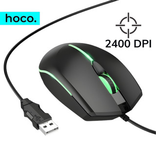 Chuột gaming có dây Hoco GamingMouse RGB hỗ trợ 4 phím bấm bao gồm nút điều chỉnh DPI