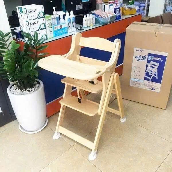 Ghế Gỗ Ăn Dặm Cá Voi Xanh Hàng IQ Việt Nam Ghế Gỗ Autoru H1/H2/R1 Chính Hãng Mẫu Mới Nhất 2026