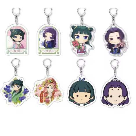 Móc khóa/mô hình mới nhân vật Maomao, Gao Shun, Li Bai trong anime/manga The Apothecary Diaries (Kus