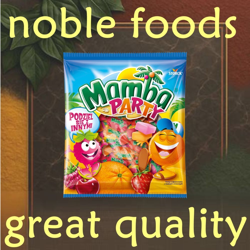 Kẹo Đức Mamba Party 140g, Kẹo Dẻo Ngọt Hương Trái Cây Vui Nhộn