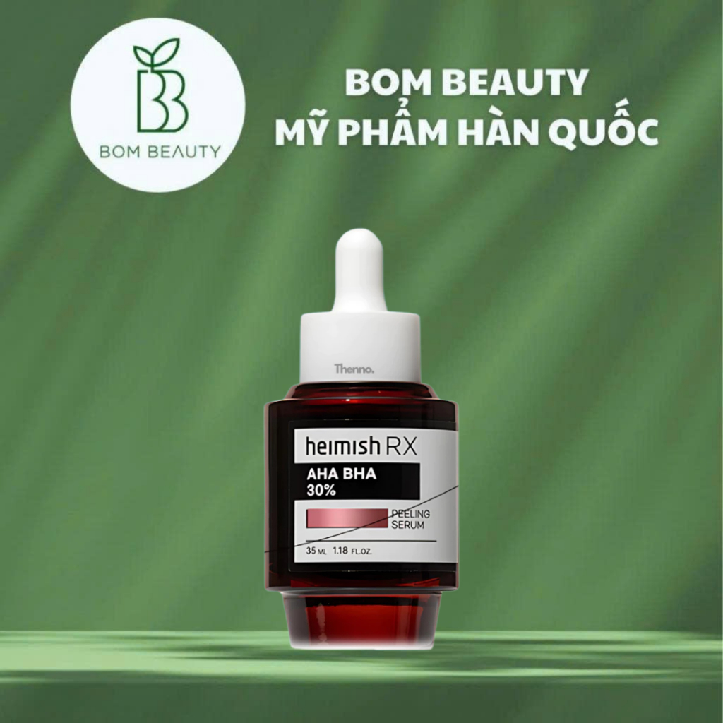 (hàng cty) Tinh chất peel da heimish RX AHA BHA 30% PEELING SERUM