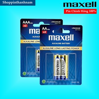 Pin AA / Pin AAA Maxell Alkaline Vỉ 2 Viên Chính Hãng