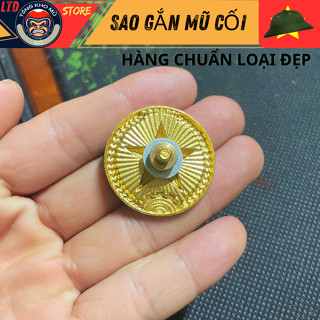  sao gắn mũ cối - phụ kiện mũ cối 