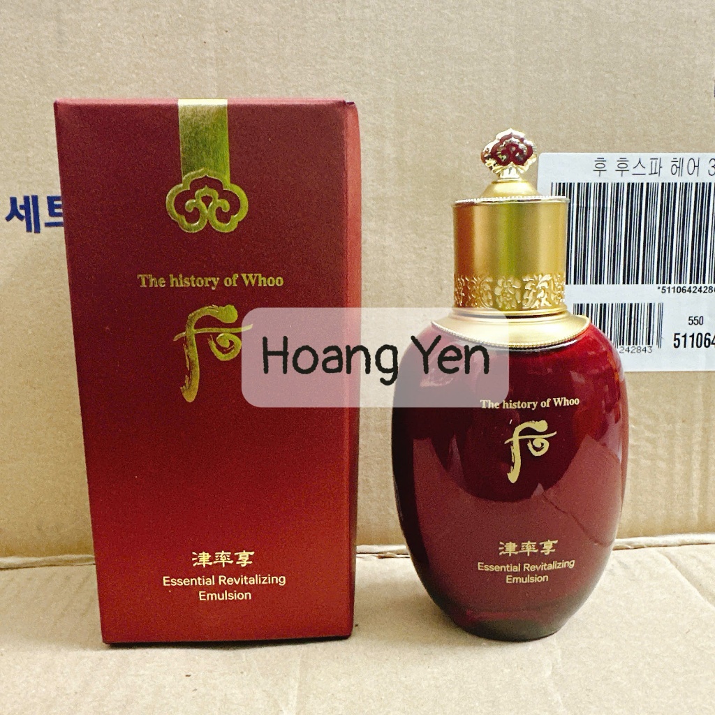 [HÀNG MỚI] Sữa dưỡng Whoo đỏ tái sinh cao cấp - Whoo Đỏ Essential Revitalizing Emulsion