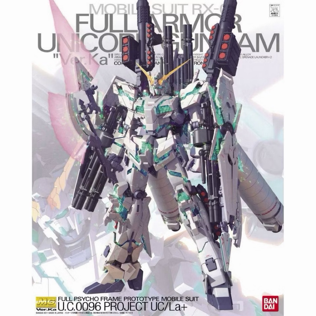 Mô Hình Gundam Bandai MG Full Armor Unicorn Gundam Ver.Ka 1/100 MS Gundam UC