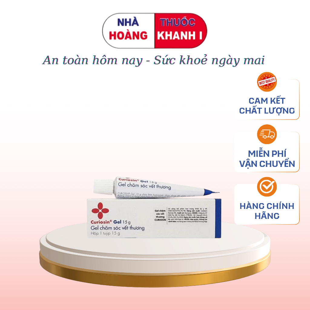 CURIOSIN GEL - KẼM GEL PHỤC HỒI, BẢO VỆ, MAU LÀNH DA