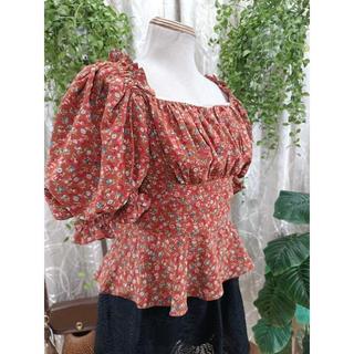 JM DRESS DESIGN thanh lý - Áo kiểu cổ vuông tay phồng bymo - SIZE L