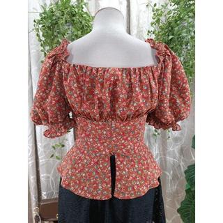 JM DRESS DESIGN thanh lý - Áo kiểu cổ vuông tay phồng bymo - SIZE L