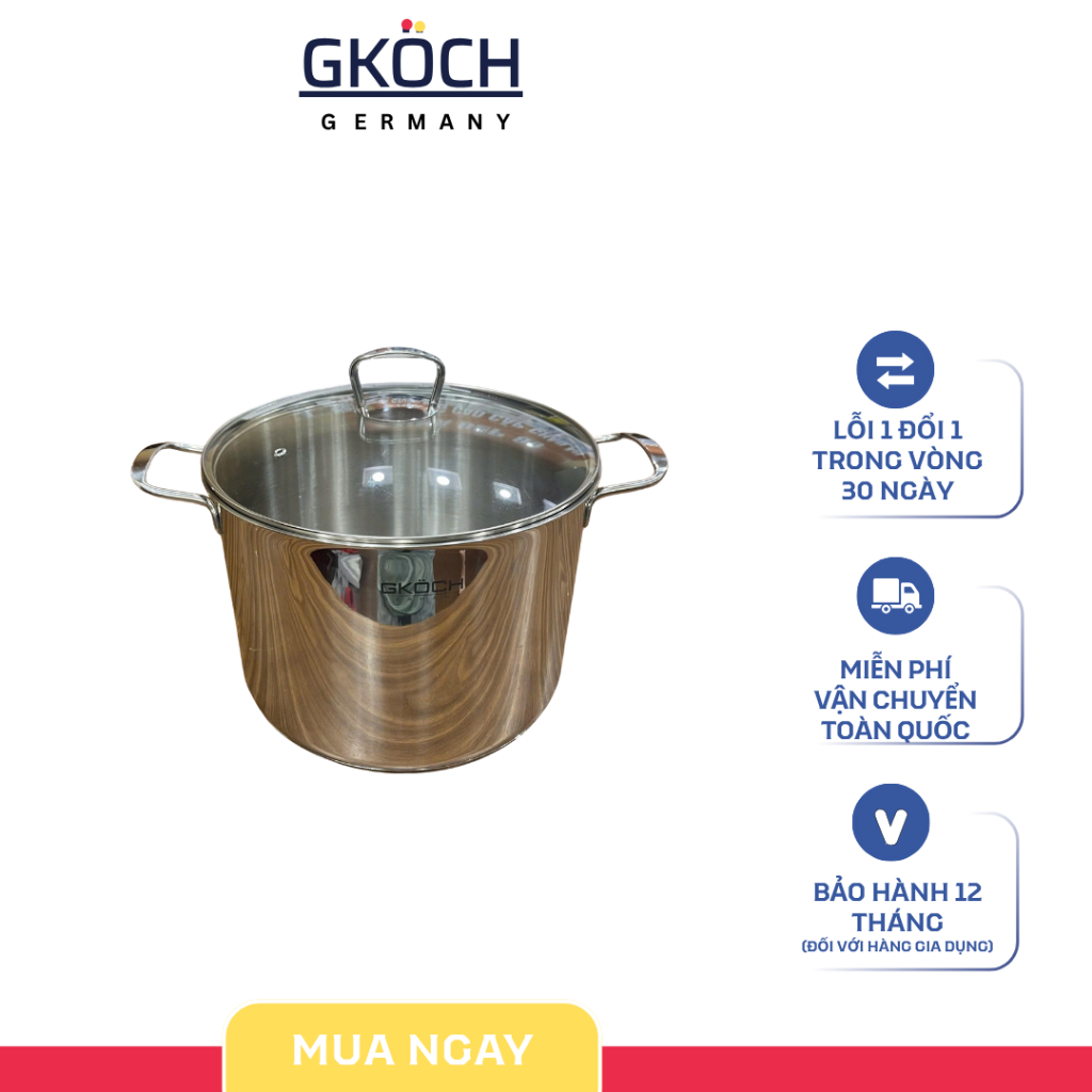 Nồi luộc gà Gkoch Germany 28cm – 12L