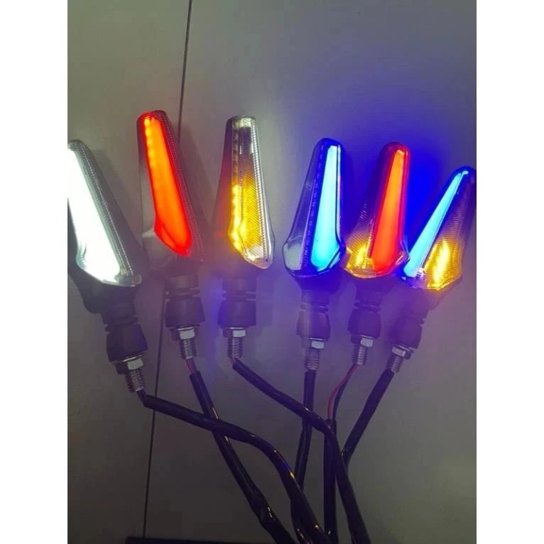 Xi nhan L21 chạy hiệu ứng audi lưỡi kiếm lắp xe điện xe máy ( dùng điện 12V HOẶC 48V) giá tại xưởng