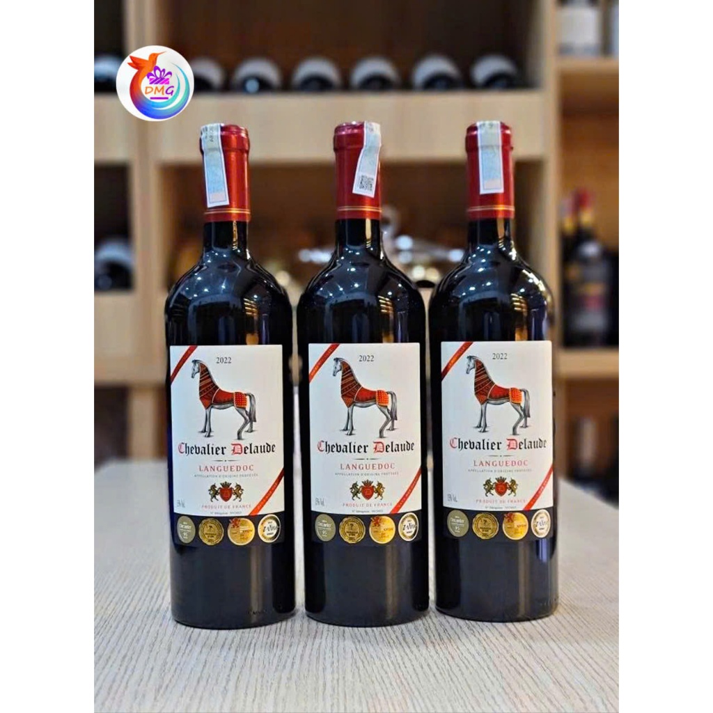 [NHẬP KHẨU] RƯỢU VANG ĐỎ CHEVALIER DELAUDE (PHÁP)  –15%–DMG WINE