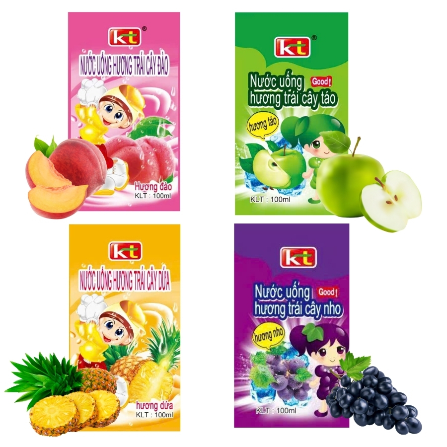 Nước thạch hương trái cây đủ vị , nước trái cây hoa quả
