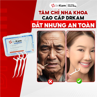  DrKam Tăm chỉ nha khoa công nghệ Nhật Bản 50 chiếc tiện lợi nhỏ gọn giảm hôi miệng 