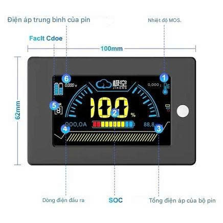 Màn hình JK LCD 3,2inh. Chính Hãng (Chỉ lắp cho mạnh JK)