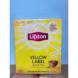  Trà Lipton Túi Lọc 100 gói - Trà Túi Lọc Nhãn Vàng 200g 