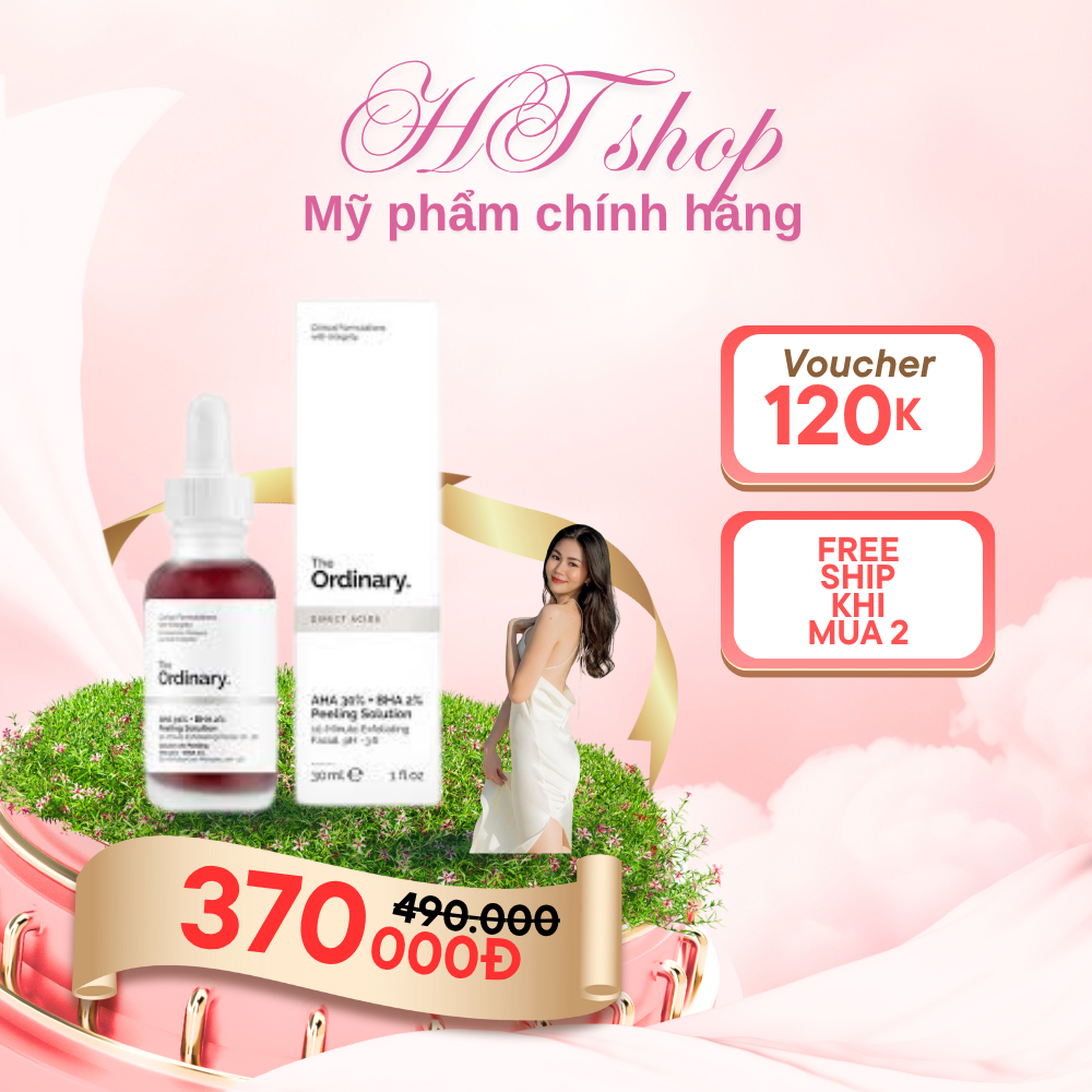 Peel da the ordinary tẩy da chết Aha 30%+ Bha 2%
