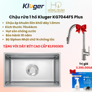  Chậu rửa bát 1 hố KG7044FS Kluger Chính hãng Kluger. 