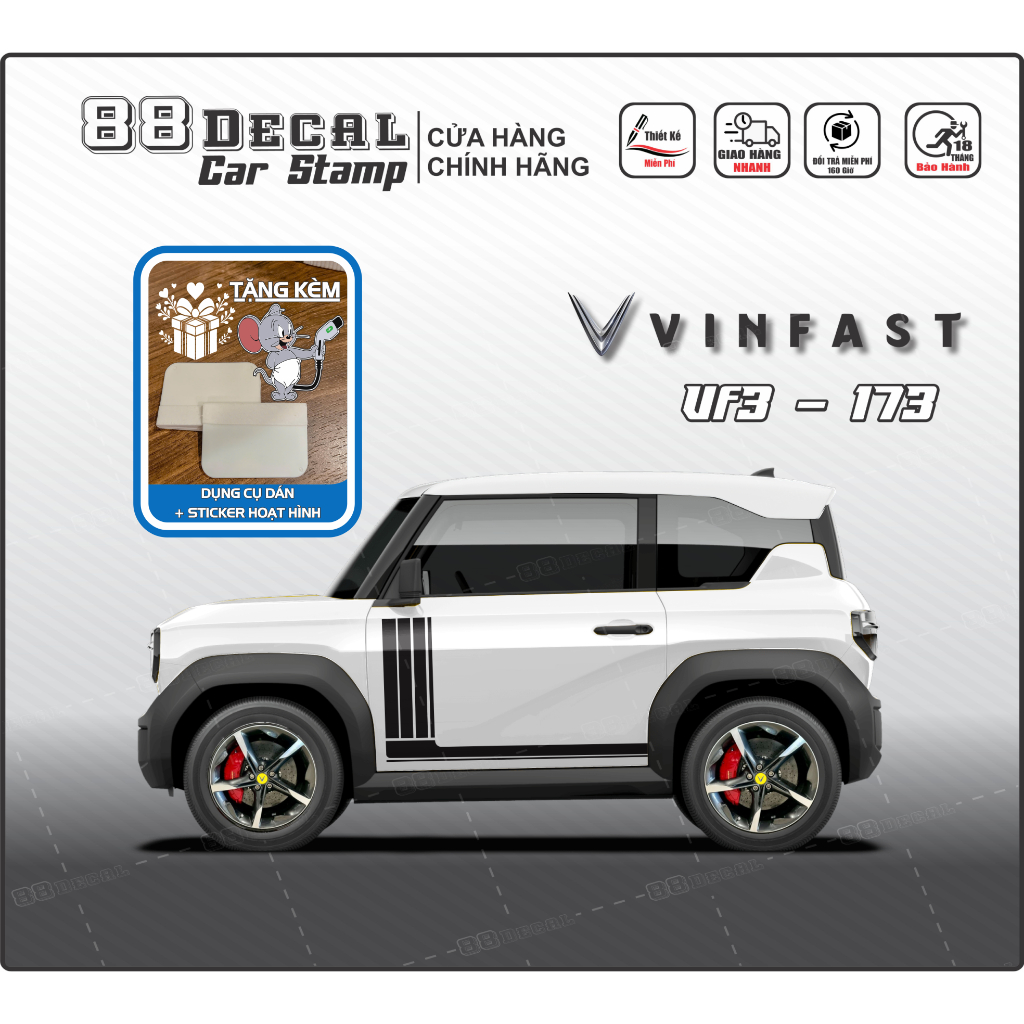 Tem dán xe VF3