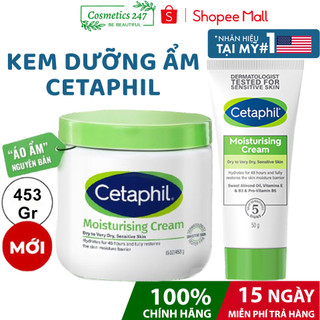  Kem Dưỡng Ẩm Cetaphil Moisturising Cream 453G & 50G 