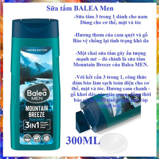 DẦU GỘI,SỮA TẮM DÀNH CHO TRẺ EM,NGƯỜI LỚN ,CHO NAM ,NỮ CỦA ĐỨC BALEA  300~750ML