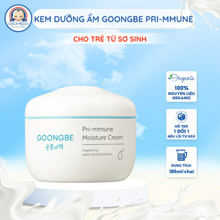  Kem Dưỡng Ẩm Cho Trẻ Sơ Sinh Goongbe Primmune Moisture Cream Không Bết Dính An Toàn Cho Da Bé 180ml - Bản Trung 