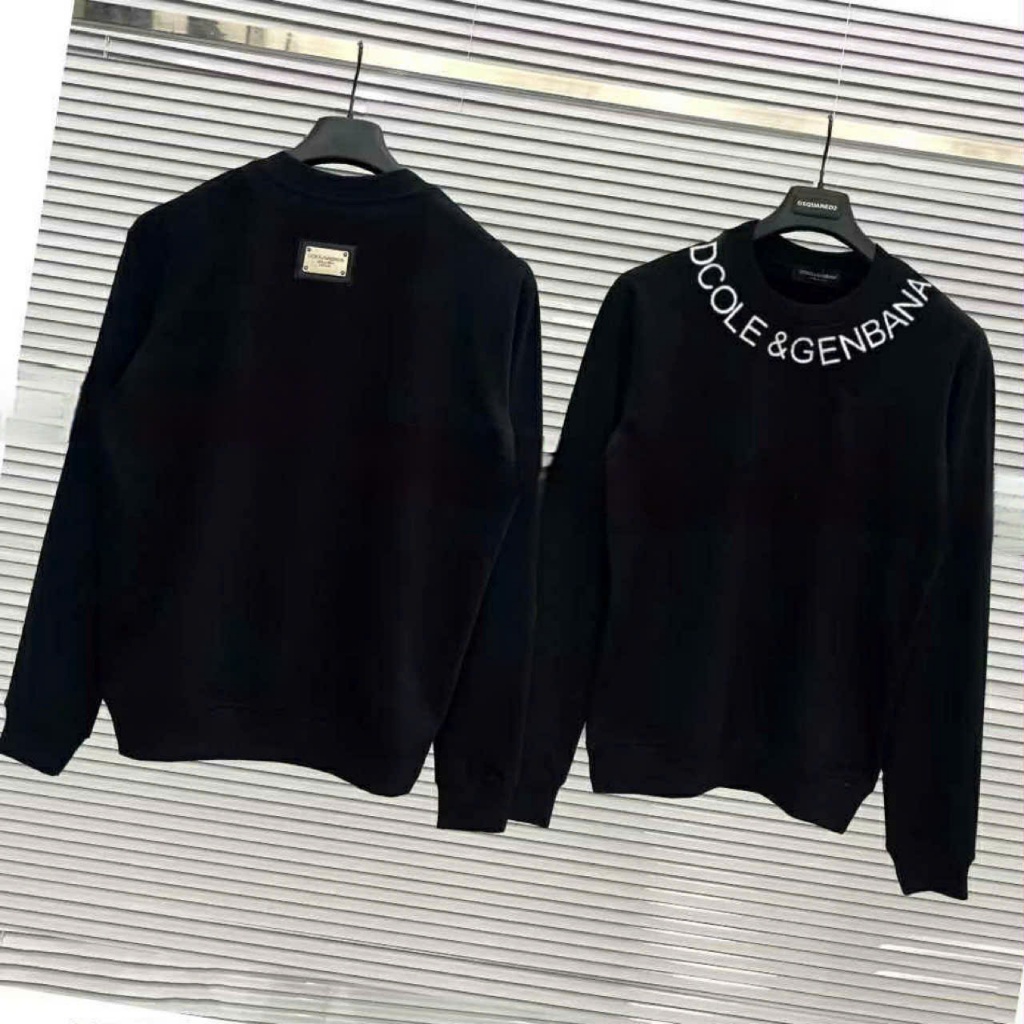 Áo nỉ Sweater Gabbana Vòng Cổ dài tay Nam Nữ ,Áo Nỉ Chữ Dol.ce Gabbana Hottrend