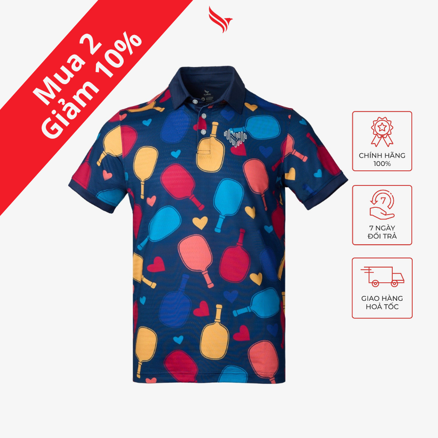 Áo Polo Pickleball Kamito Heart