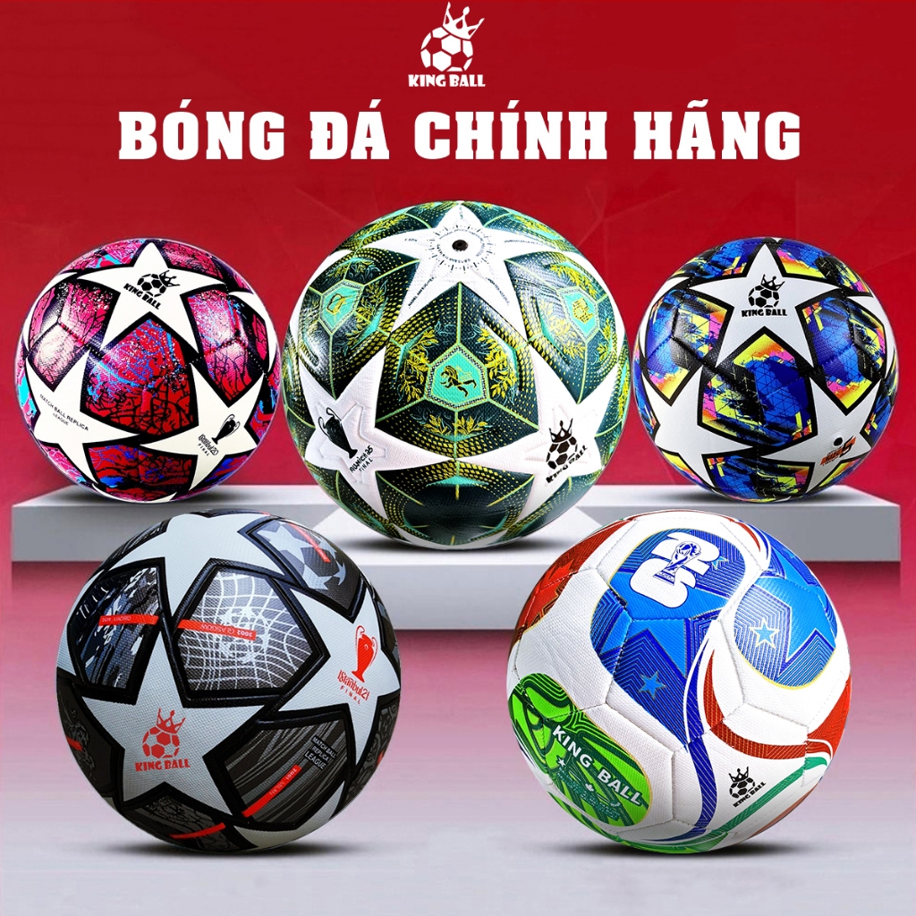 Bóng Đá King Ball Số 3 4 5 Trái Banh Đá Bóng Sân Bê Tông Trẻ Em Giá Rẻ