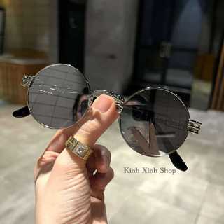 (Hàng cao cấp) Kính râm Mắt tròn thời trang retro cap cấp cho nam nữ